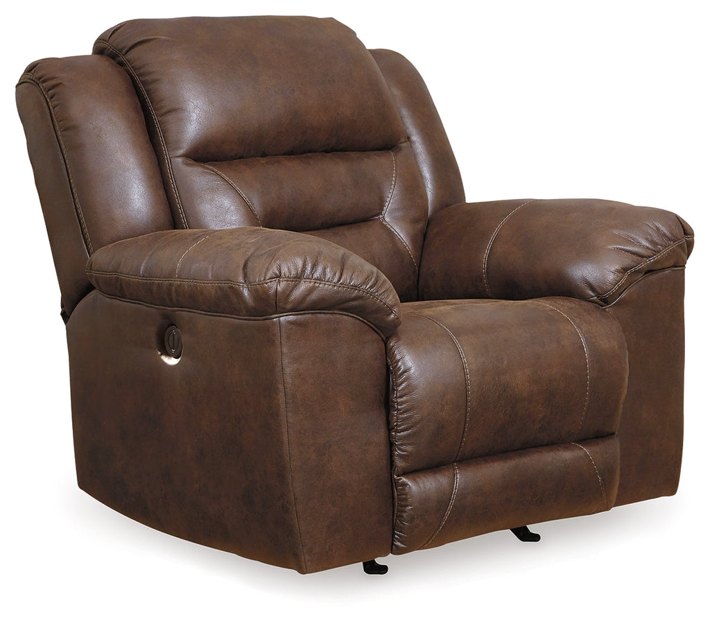 Stoneland Chocolate Reclining Living Room Set