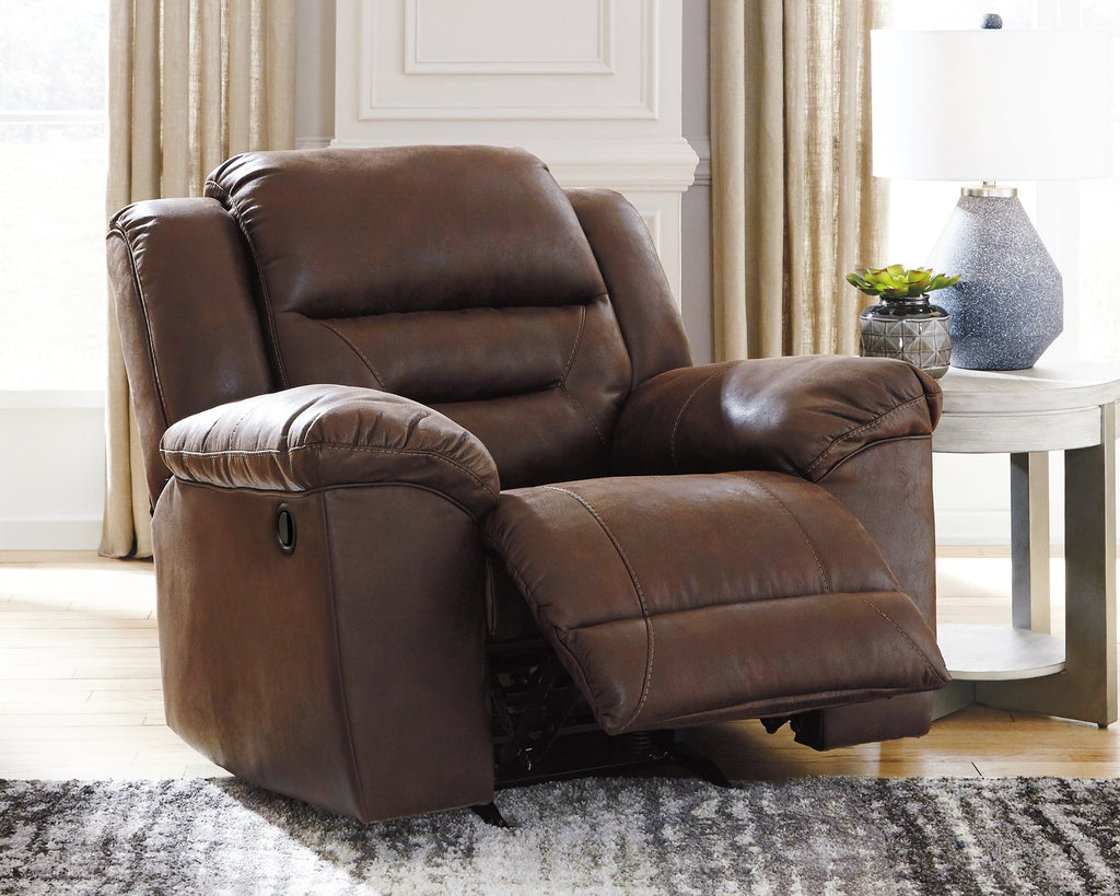 Stoneland Chocolate Reclining Loveseat and Recliner