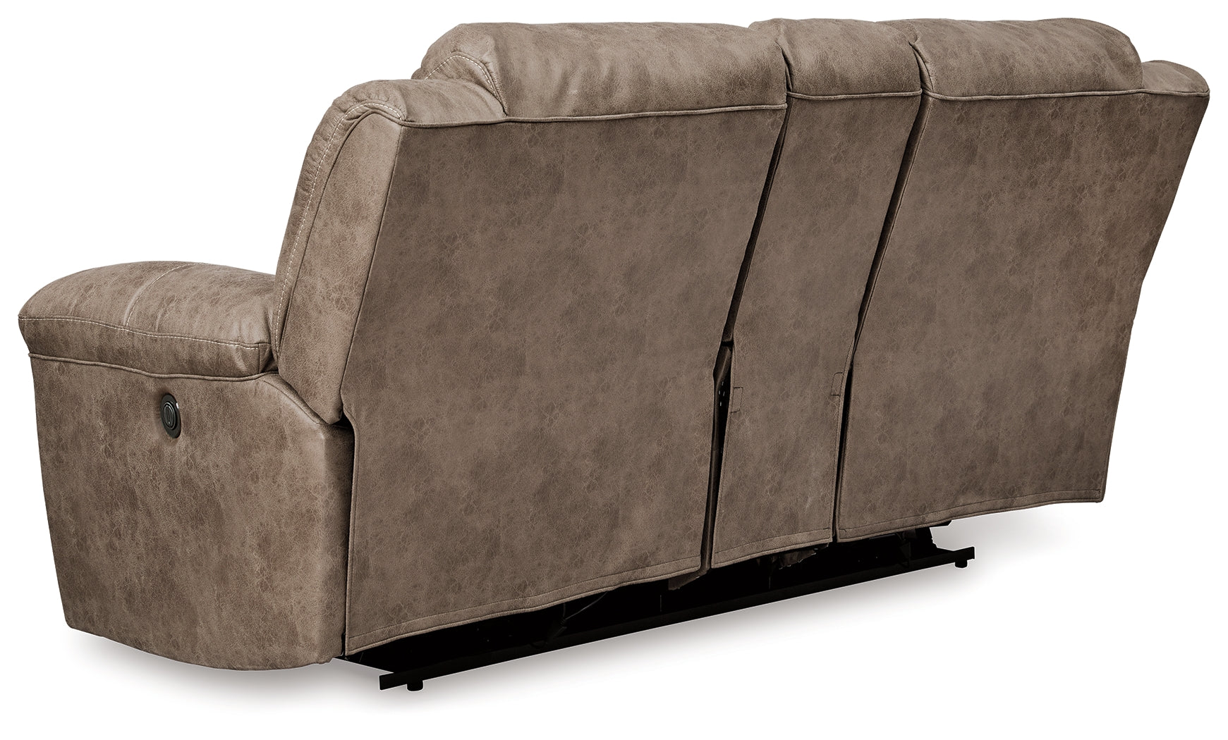 Stoneland Fossil Manual Reclining Loveseat w/ Console