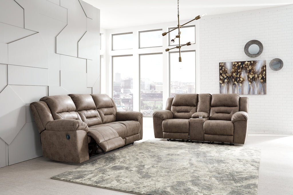Stoneland Fossil Manual Reclining Sofa