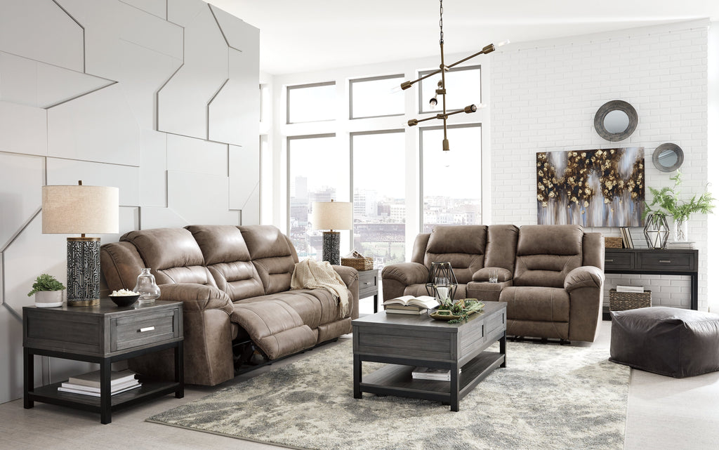 Stoneland Fossil Manual Reclining Sofa