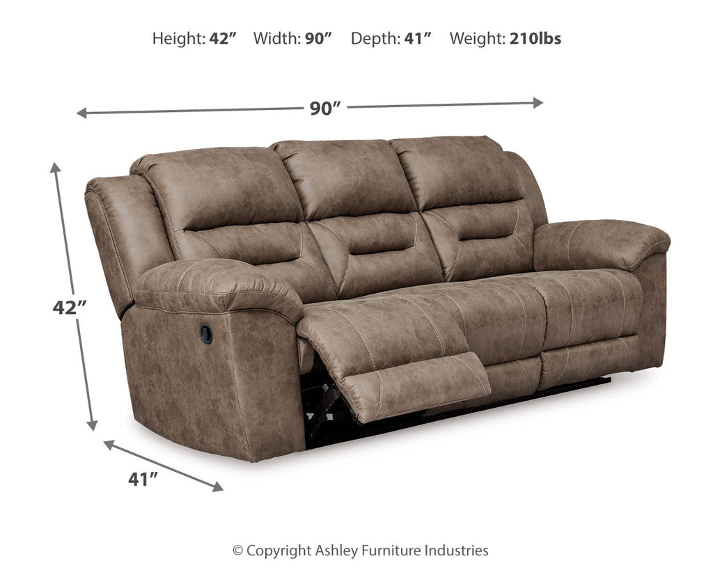 Stoneland Fossil Manual Reclining Sofa