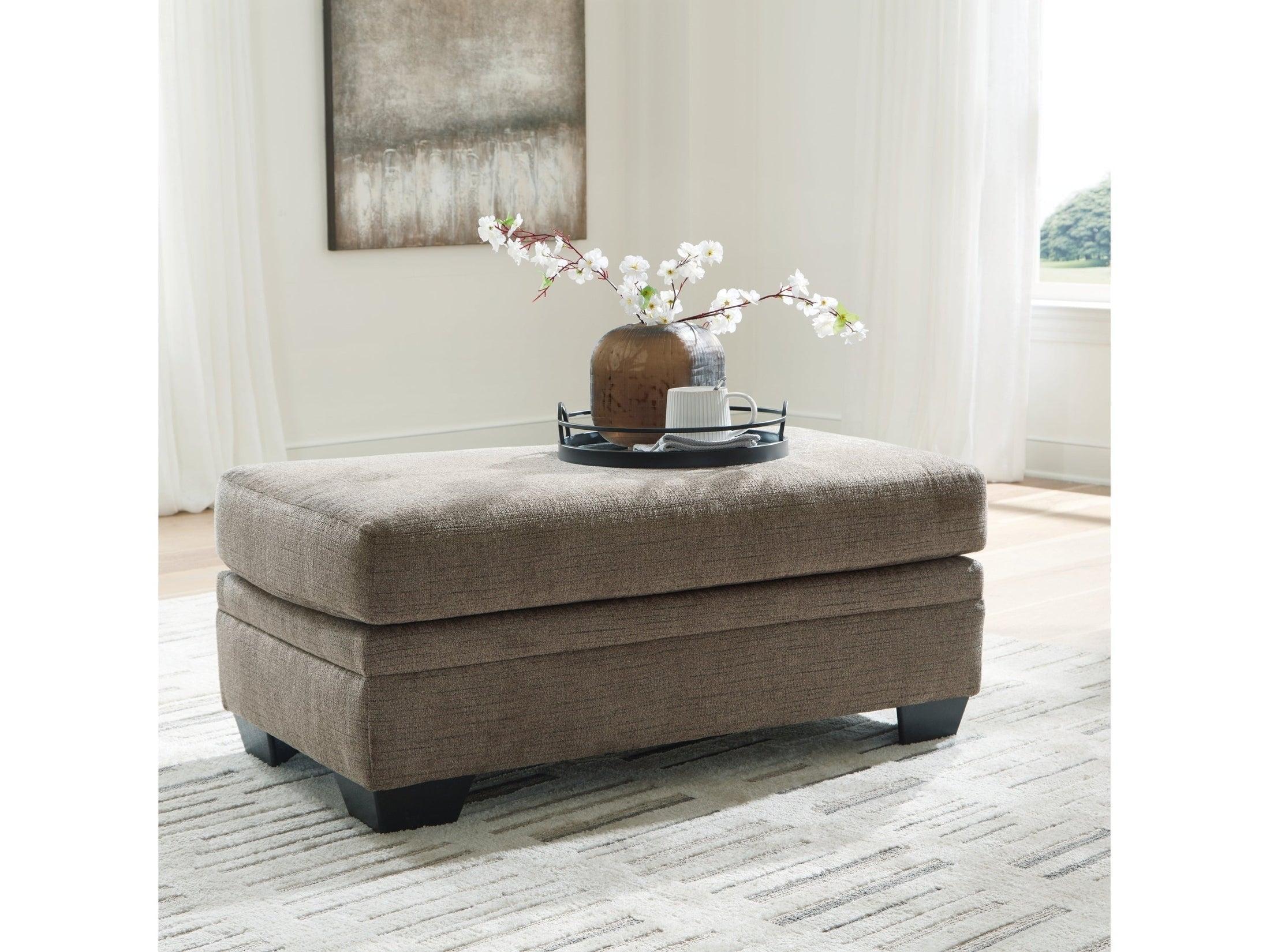 Stonemeade Nutmeg Ottoman