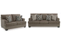 Stonemeade Nutmeg Queen Sofa Sleeper and Loveseat
