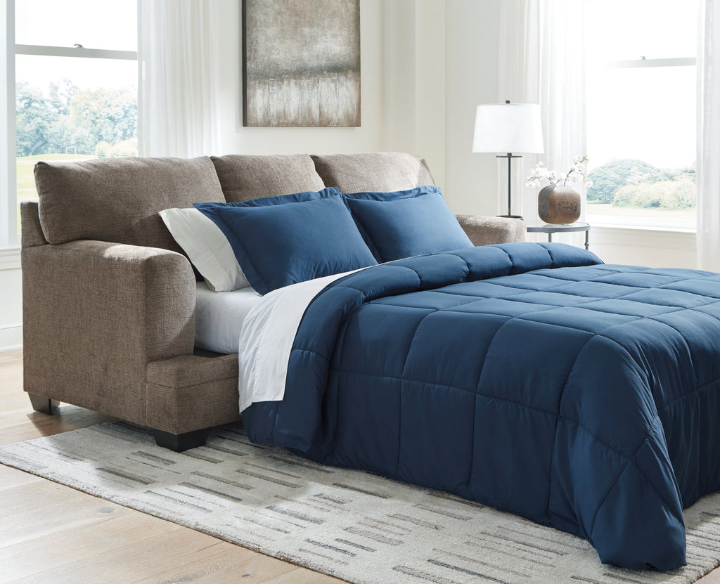 Stonemeade Nutmeg Queen Sofa Sleeper and Loveseat
