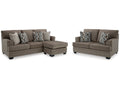 Stonemeade Nutmeg Sofa Chaise & Loveseat