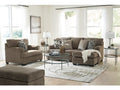 Stonemeade Nutmeg Sofa Chaise, Oversized Chair and Ottoman