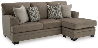 Stonemeade Nutmeg Sofa Chaise, Oversized Chair and Ottoman