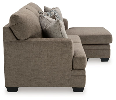 Stonemeade Nutmeg Sofa Chaise, Oversized Chair and Ottoman