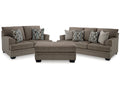 Stonemeade Nutmeg Sofa & Loveseat & Ottoman