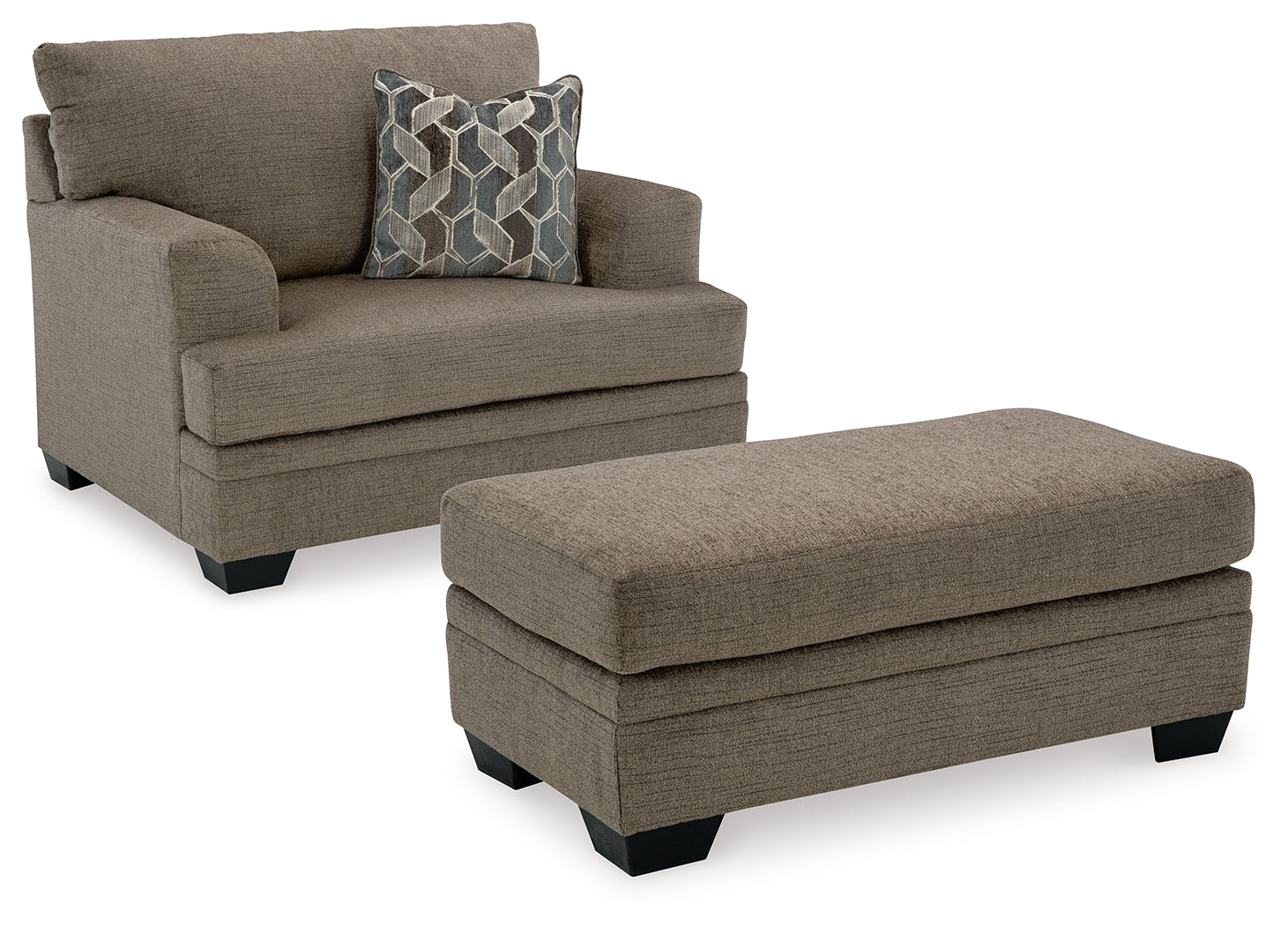 Stonemeade Nutmeg Sofa, Loveseat, Chair and Ottoman