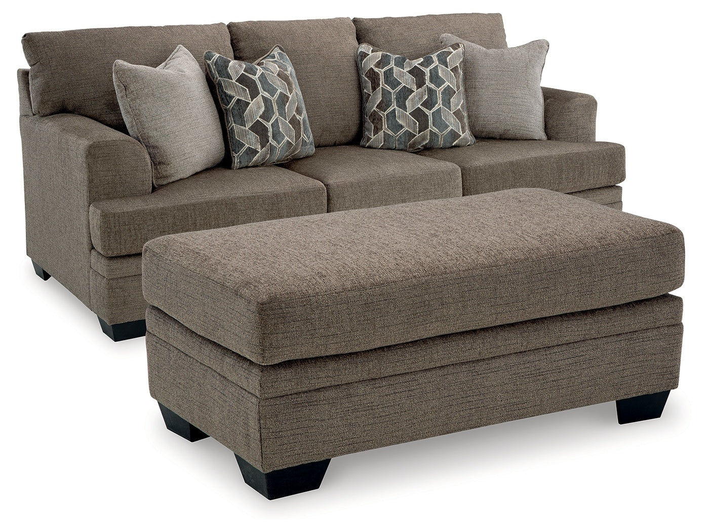 Stonemeade Nutmeg Sofa & Ottoman