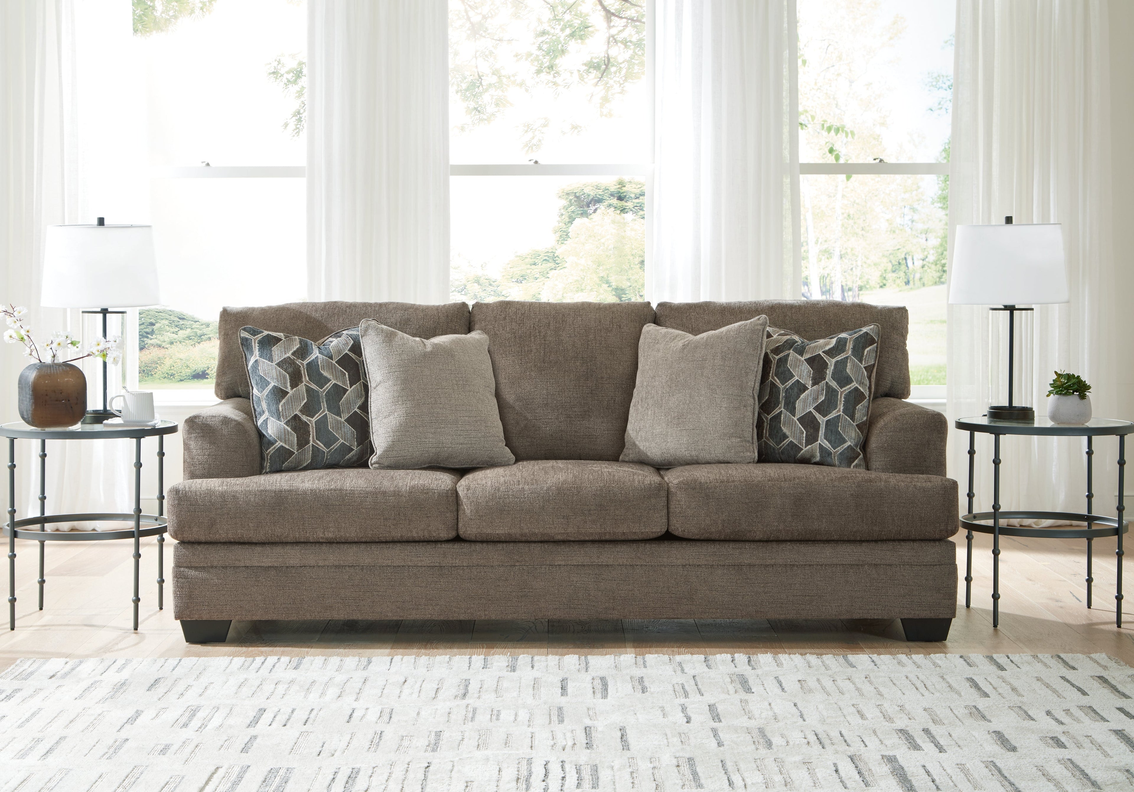 Stonemeade Nutmeg Sofa and 2 Recliners