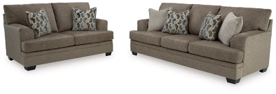 Stonemeade Nutmeg Sofa and Loveseat