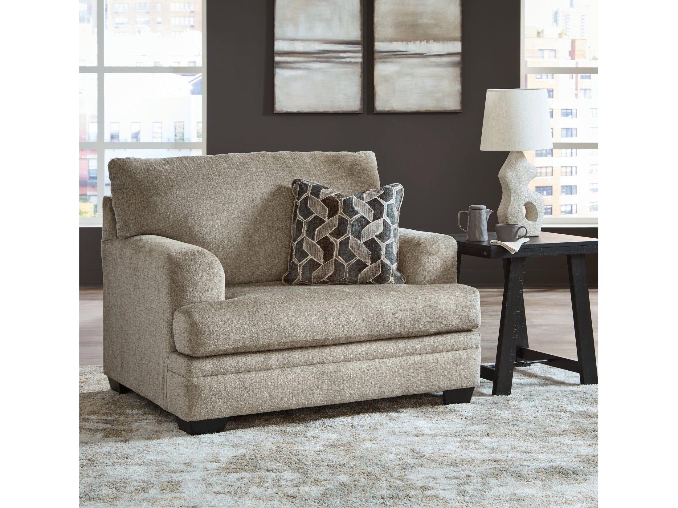 Stonemeade Taupe Oversized Chair