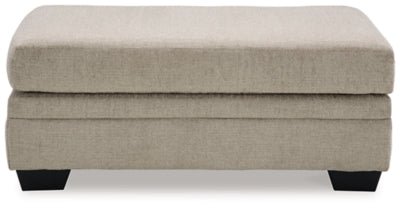 Stonemeade Taupe Oversized Chair and Ottoman