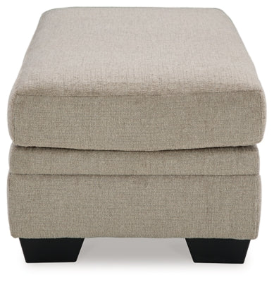 Stonemeade Taupe Oversized Chair and Ottoman