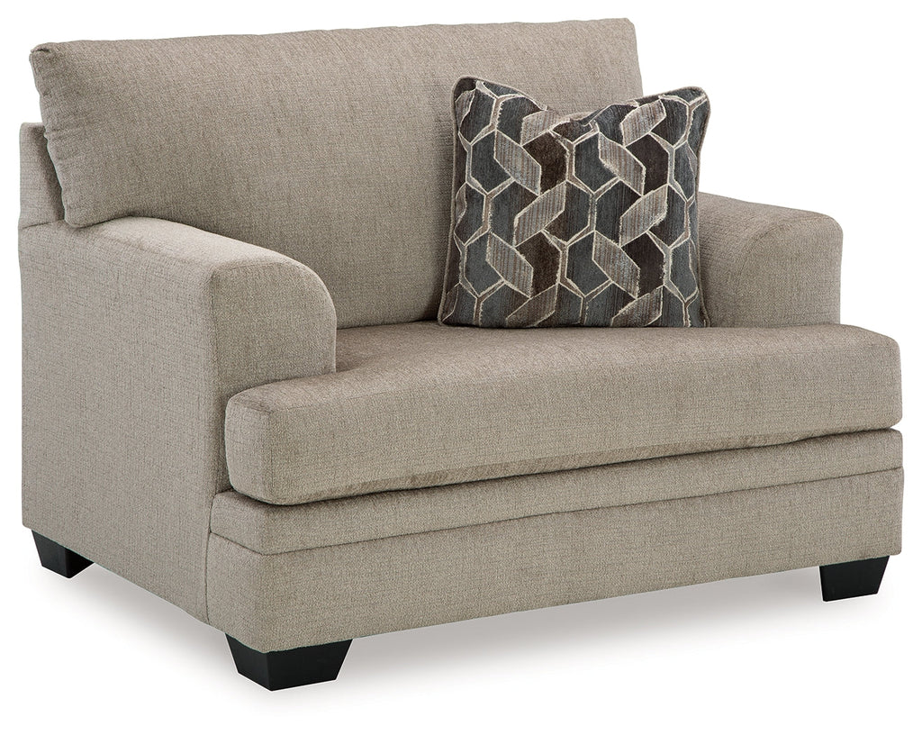 Stonemeade Taupe Sofa Chaise & Oversized Chair
