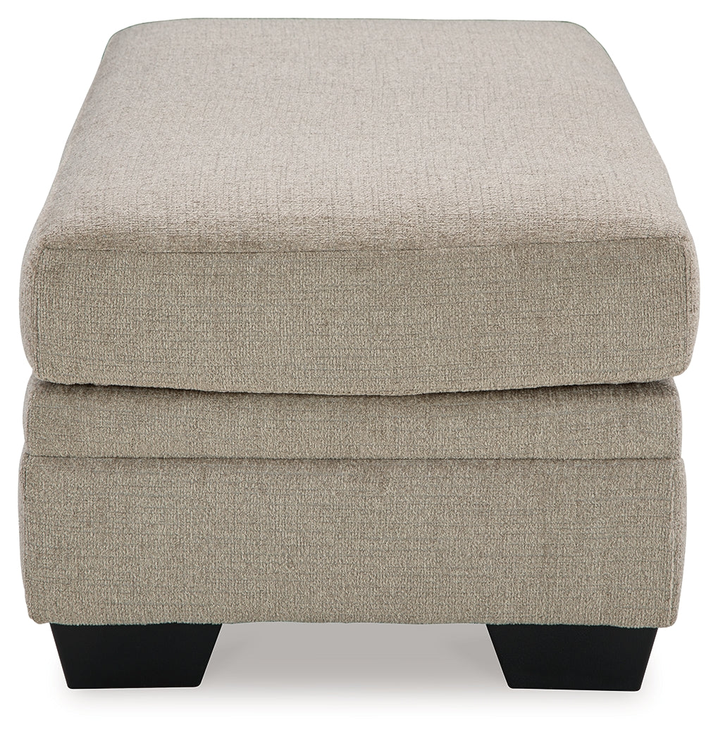 Stonemeade Sofa Chaise, Chair, and Ottoman, Taupe