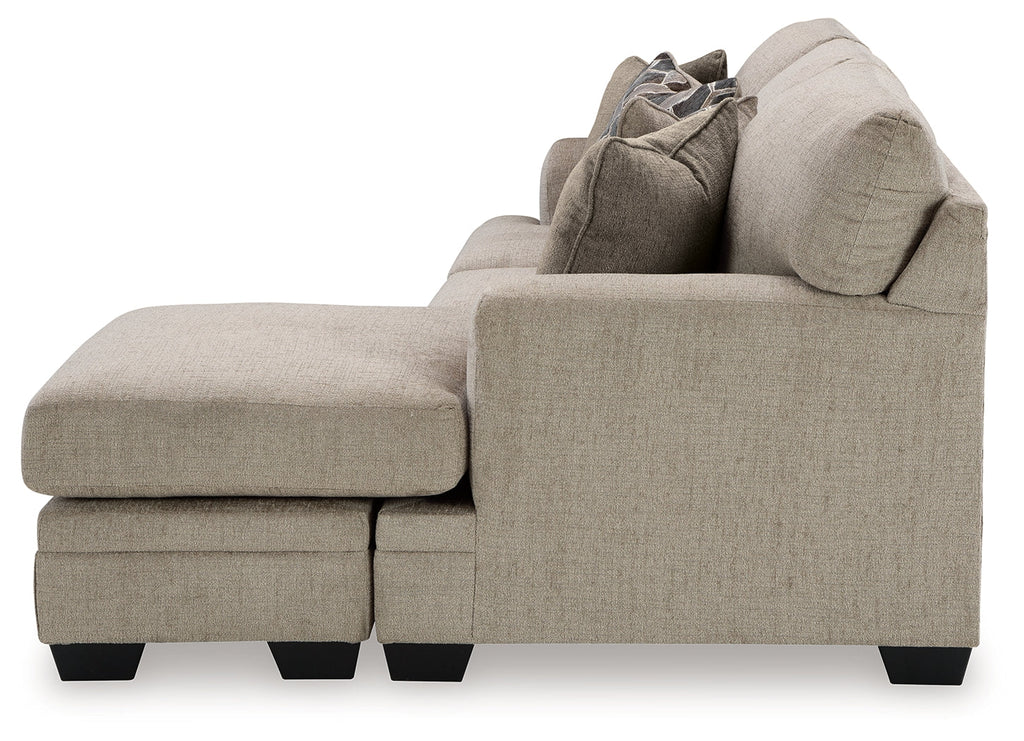 Stonemeade Sofa Chaise, Chair, and Ottoman, Taupe