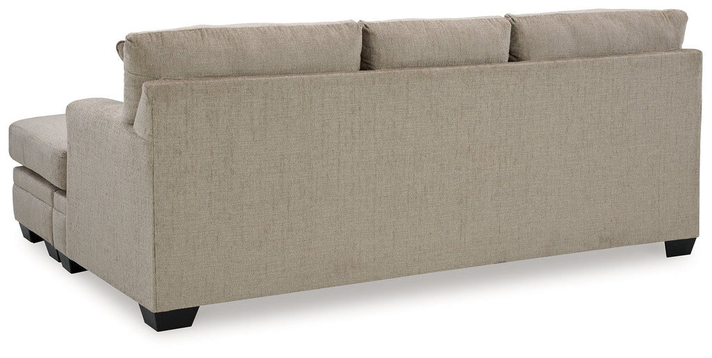 Stonemeade Sofa Chaise, Chair, and Ottoman, Taupe