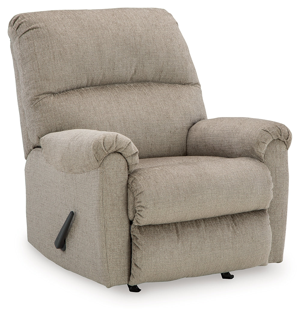 Stonemeade Taupe Sofa Chaise & Recliner