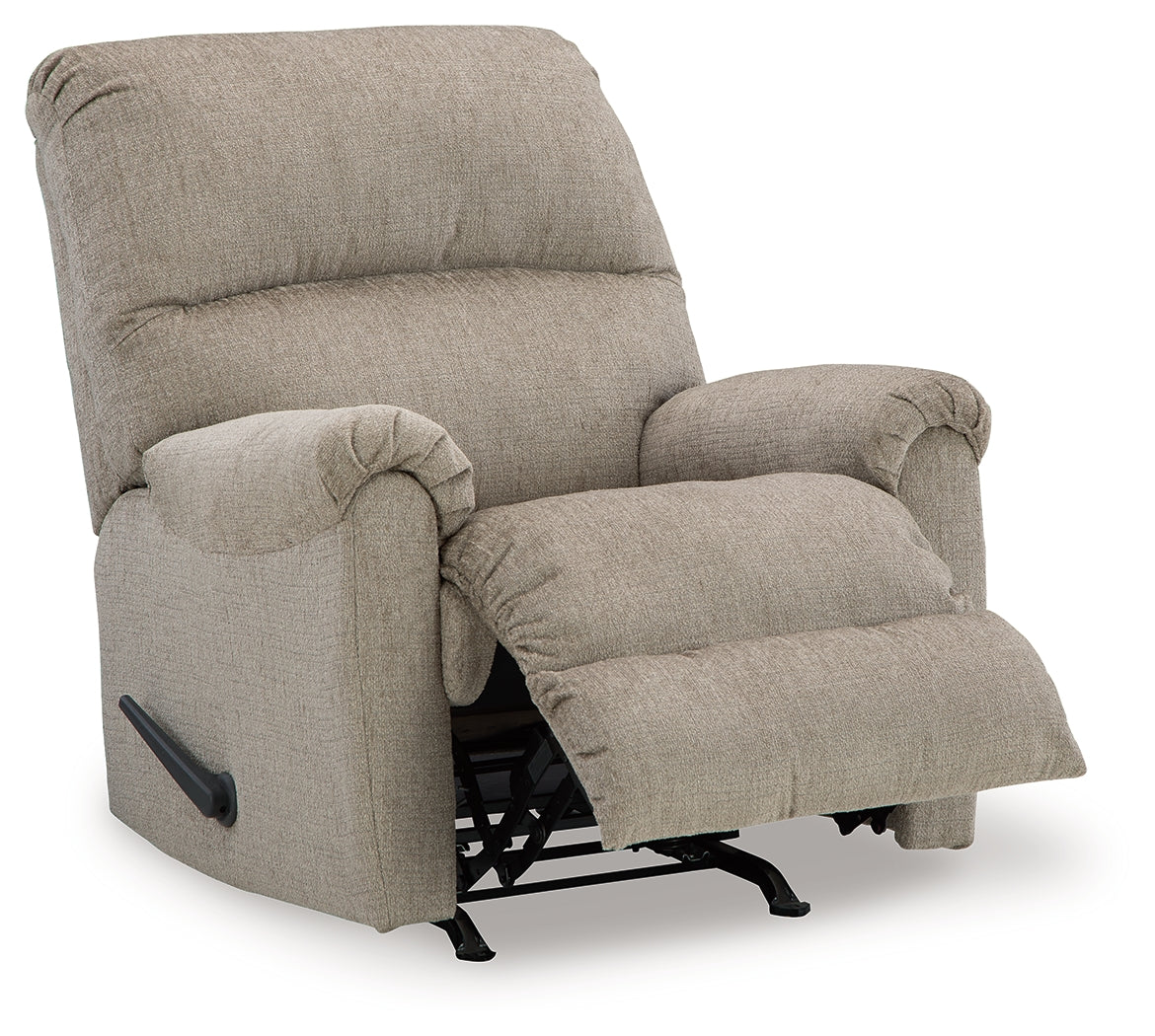 Stonemeade Taupe Sofa Chaise & Recliner
