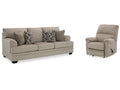 Stonemeade Taupe Sofa & Recliner