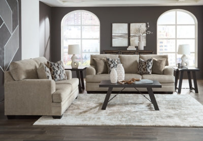 Stonemeade Taupe Sofa and Loveseat
