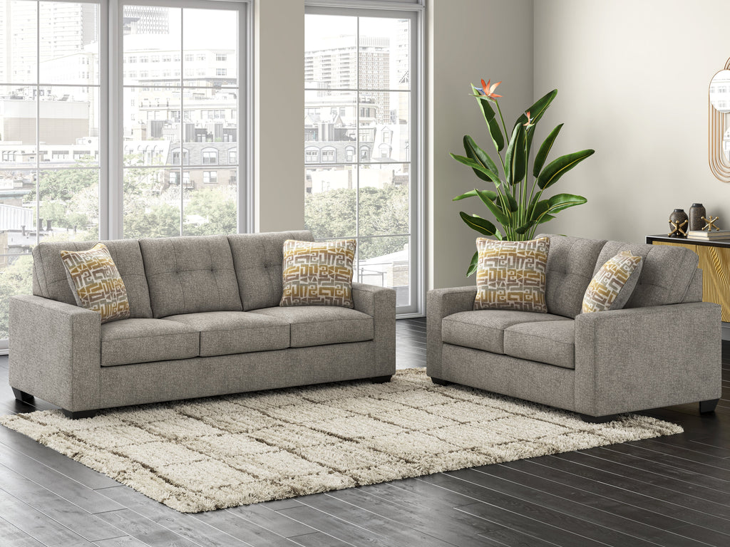 Storrow Iron Sofa and Loveseat