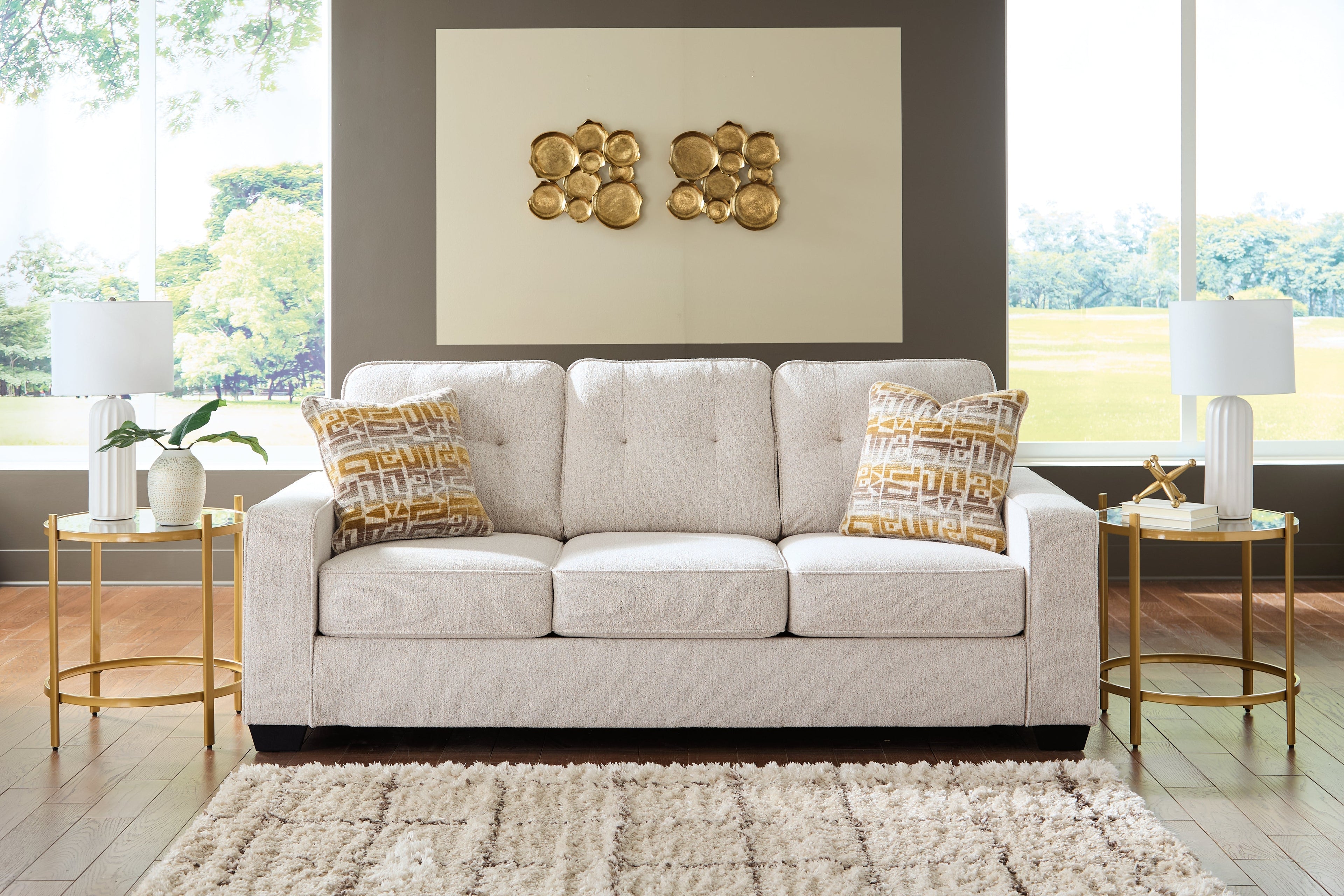 Storrow Stone Sofa and Recliner