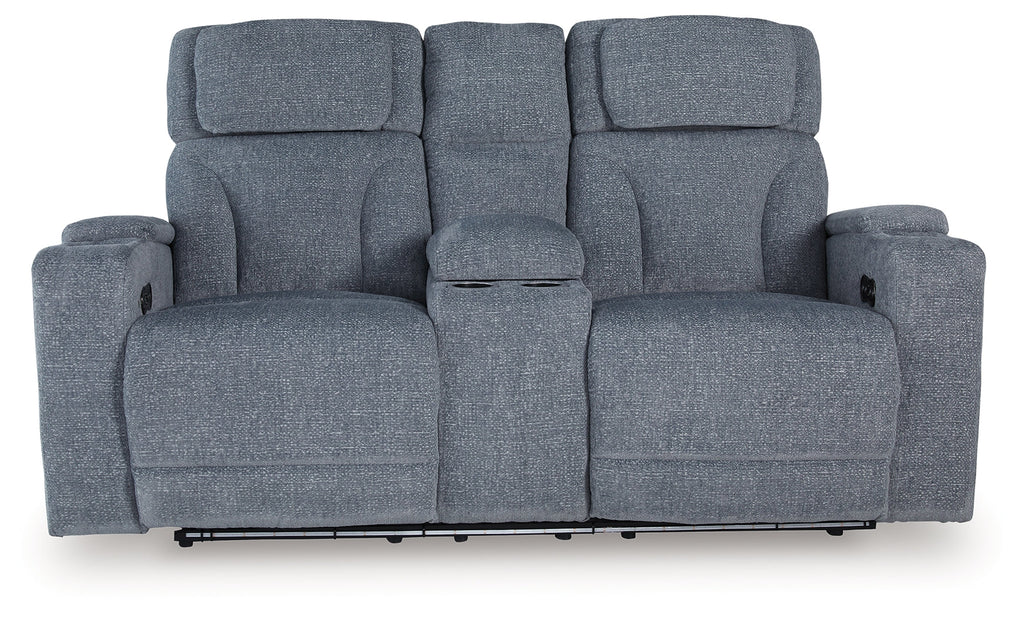 Studio Cave Steel Power Reclining Loveseat and Power Recliner