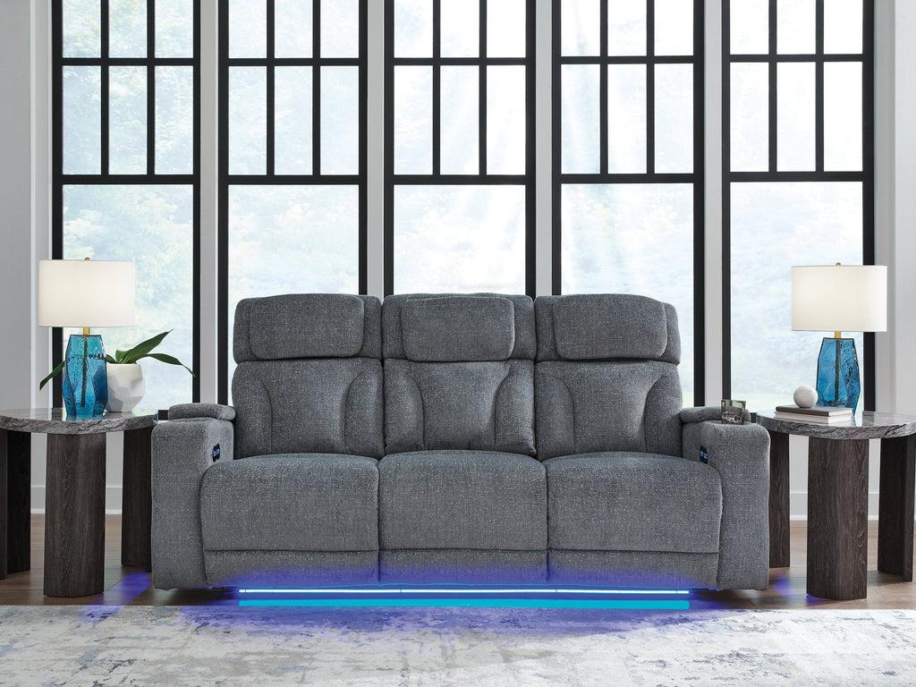 Studio Cave Steel Power Reclining Sofa