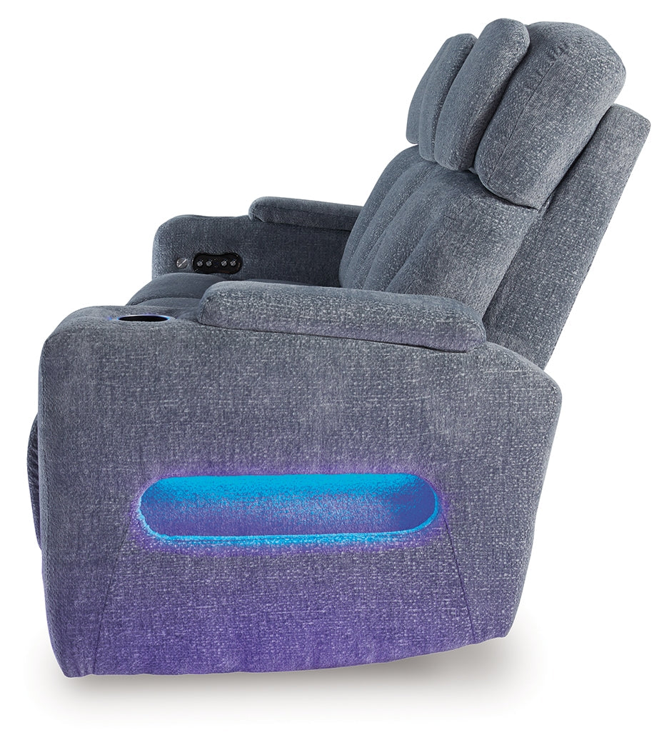 Studio Cave Steel Power Reclining Sofa and Loveseat