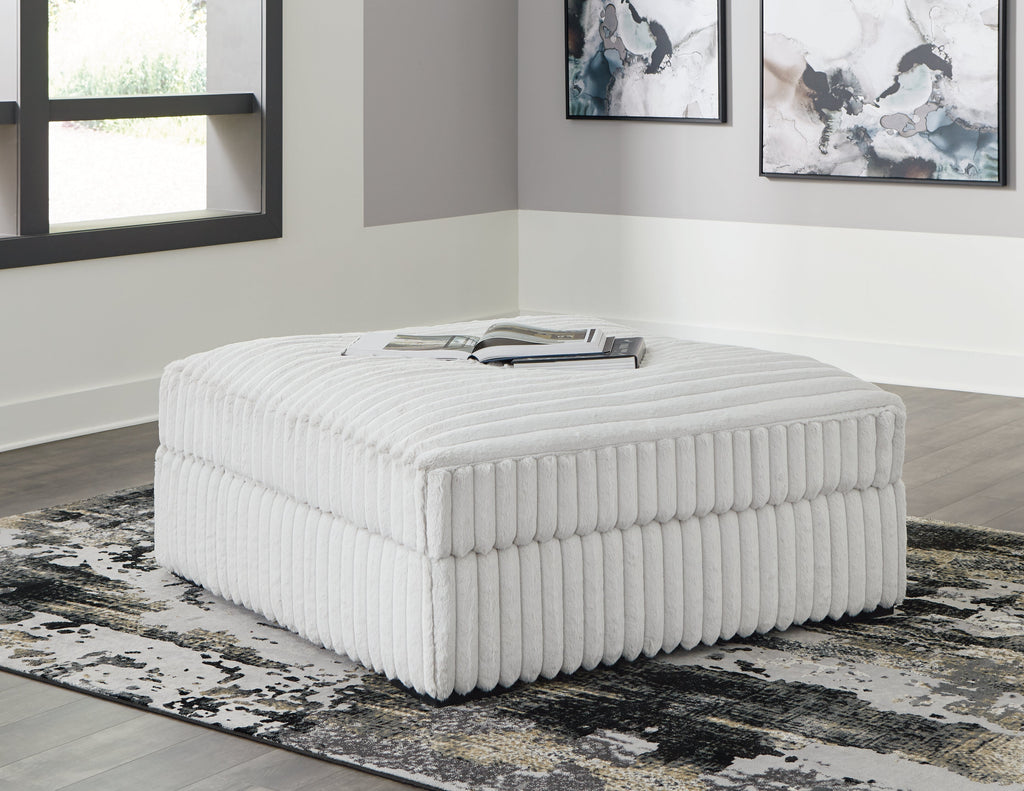 Stupendous Alloy 3-Piece Sectional and Ottoman