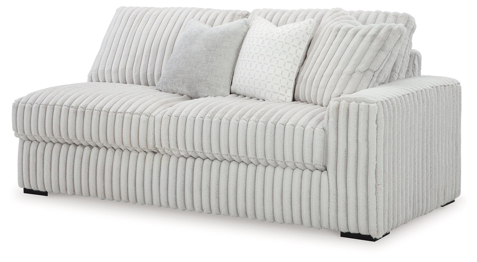 Stupendous Alloy 3-Piece Sectional and Oversized Chaise