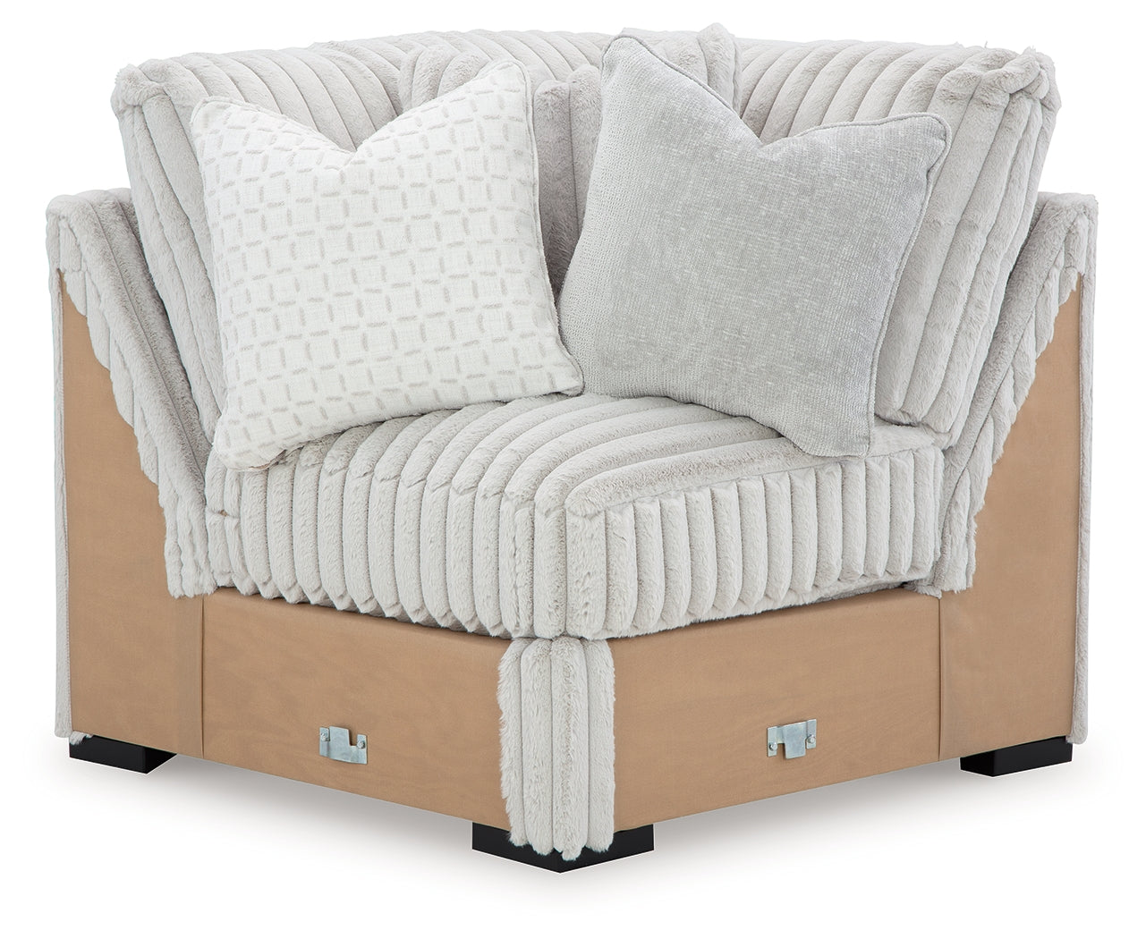 Stupendous Alloy 3-Piece Sectional and Oversized Chaise