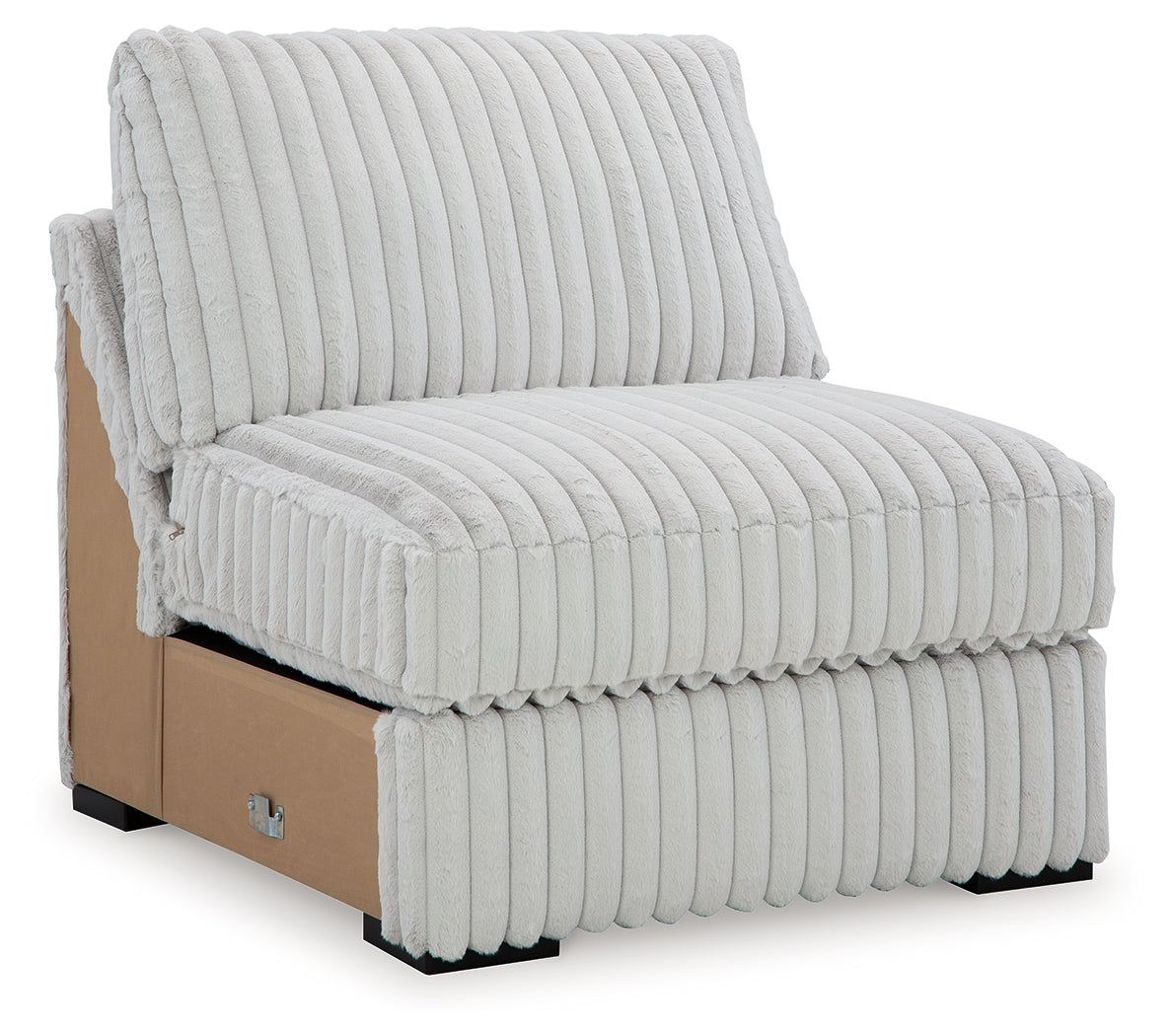 Stupendous Alloy 4-Piece Sectional and Oversized Accent Ottoman