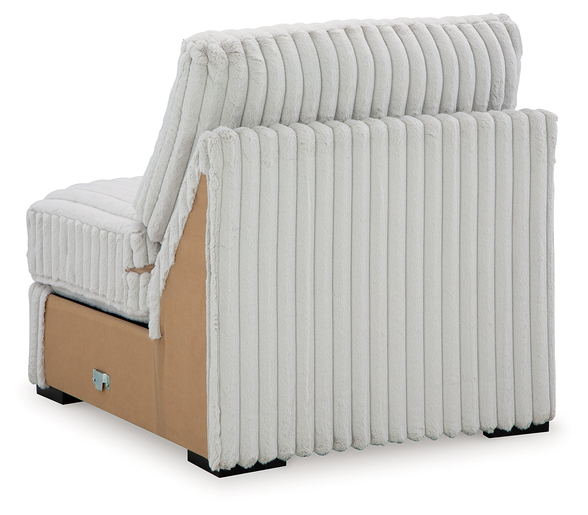 Stupendous Alloy 4-Piece Sectional and Oversized Accent Ottoman