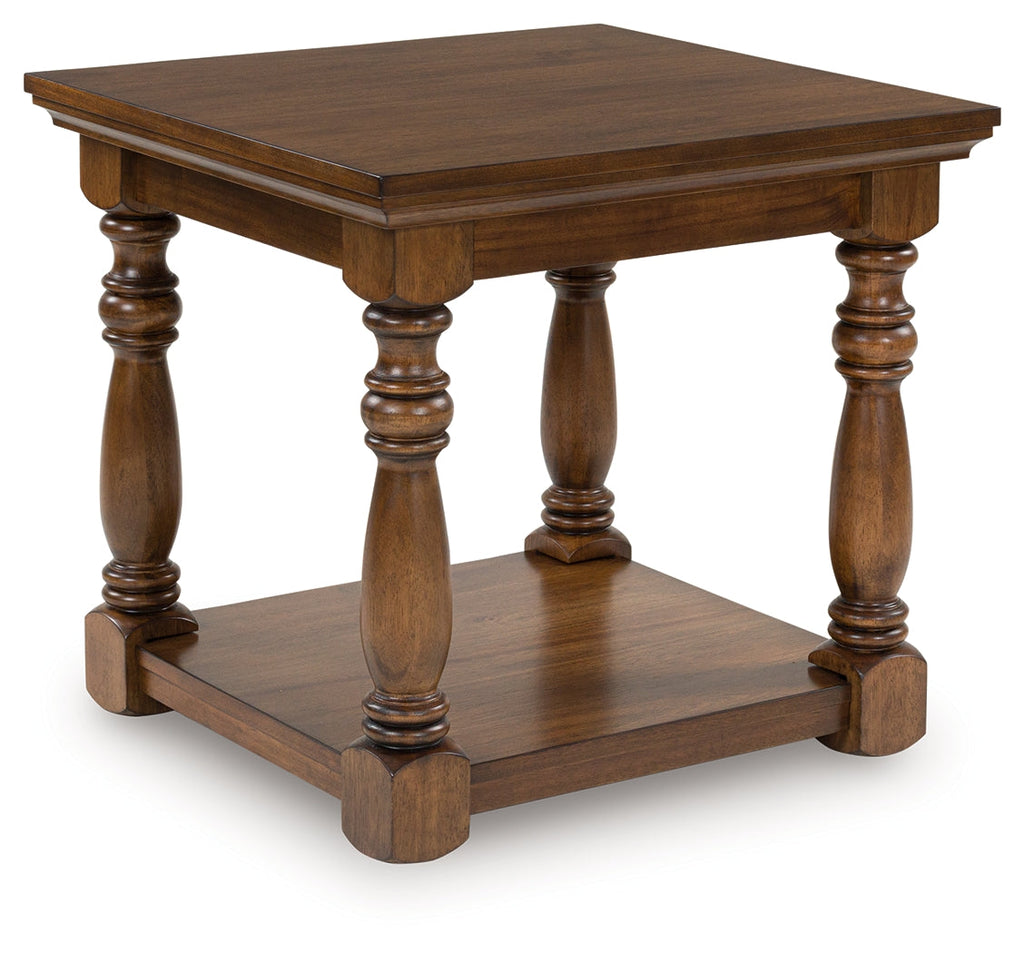 Sturlayne Brown Coffee Table and 2 End Tables
