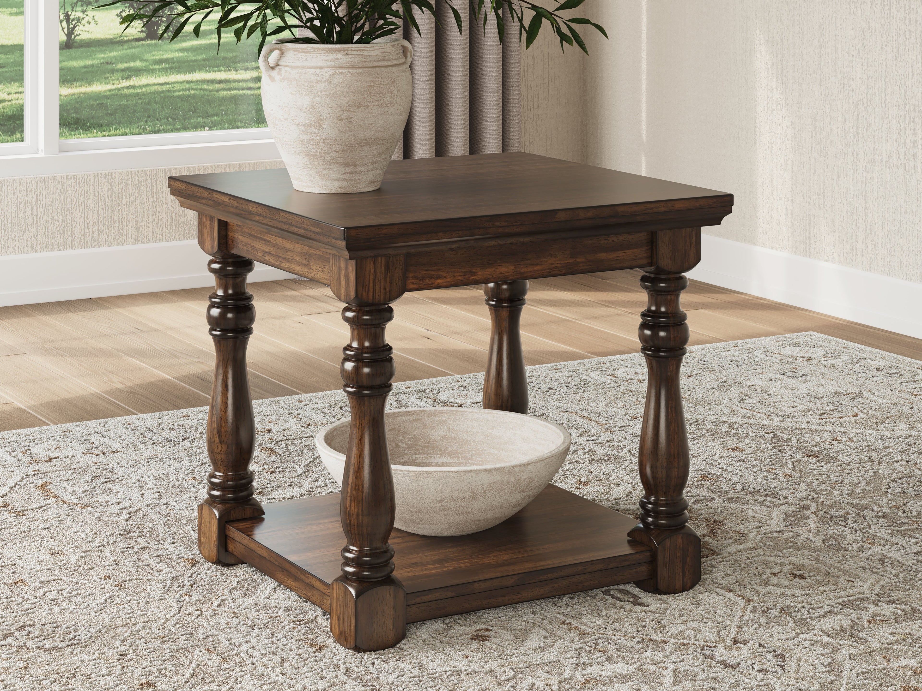 Sturlayne Brown Coffee Table and 2 End Tables