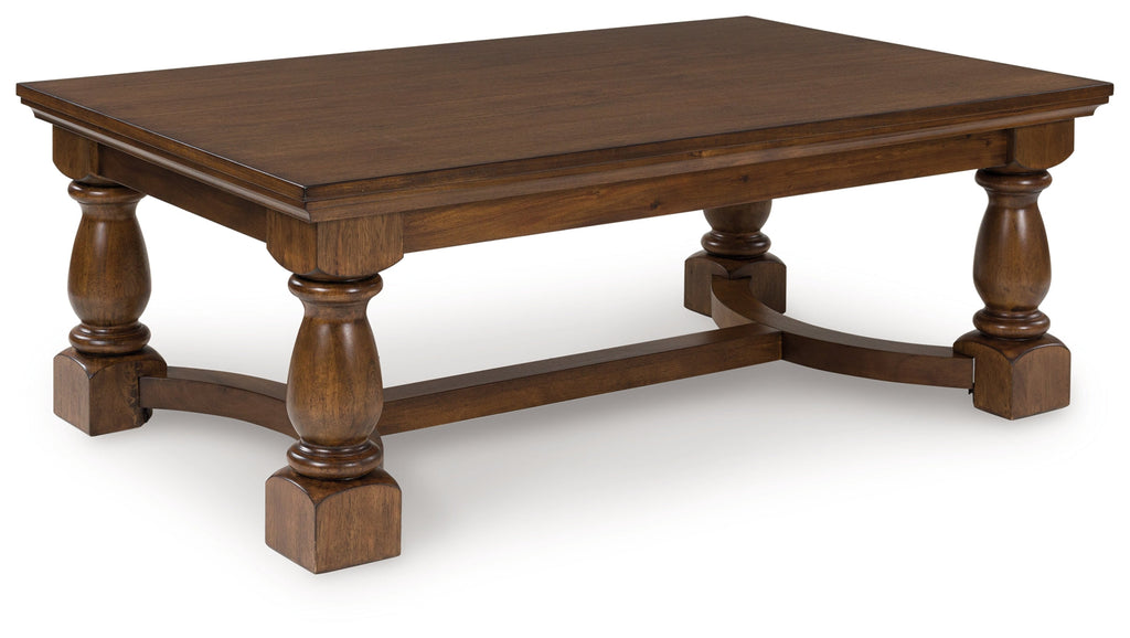 Sturlayne Brown Coffee Table and End Table