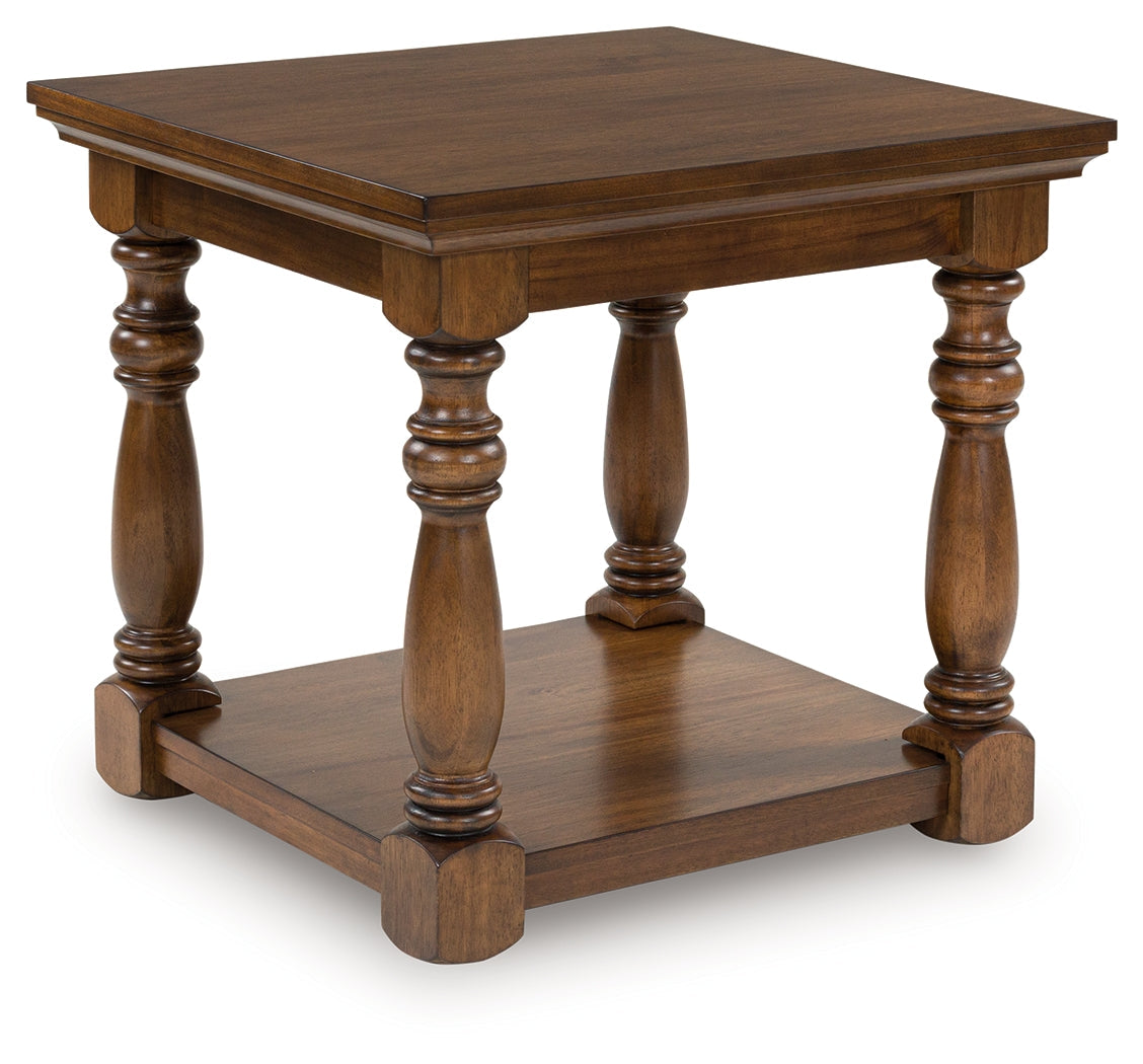 Sturlayne Brown Coffee Table and End Table