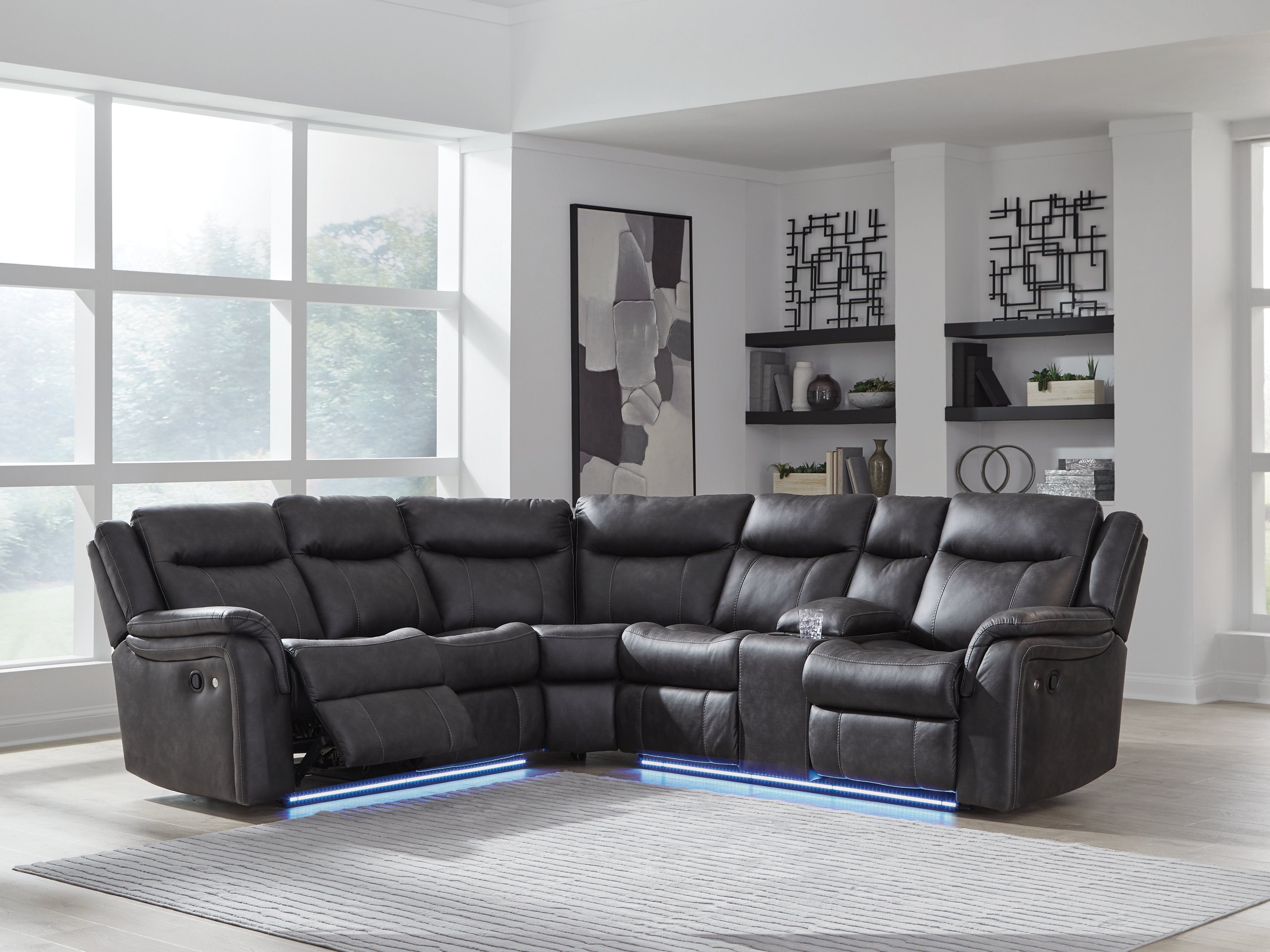 Sultan Meadow Carbon 2-Piece Reclining Sectional