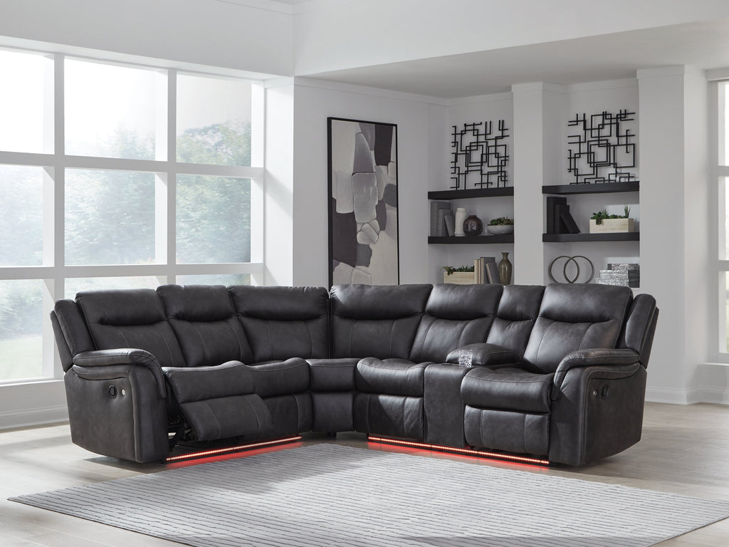 Sultan Meadow Carbon 2-Piece Reclining Sectional