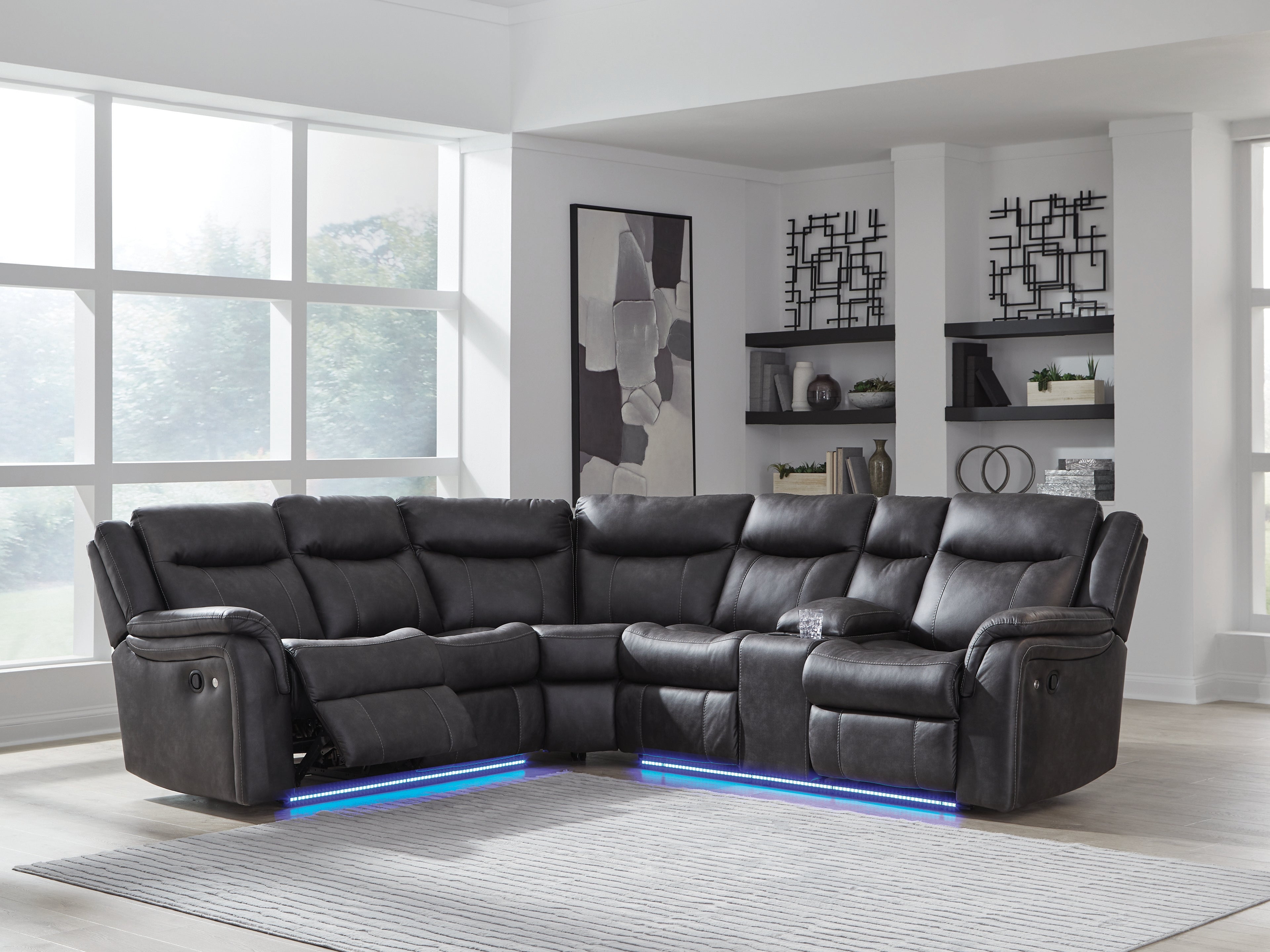Sultan Meadow Carbon 2-Piece Reclining Sectional