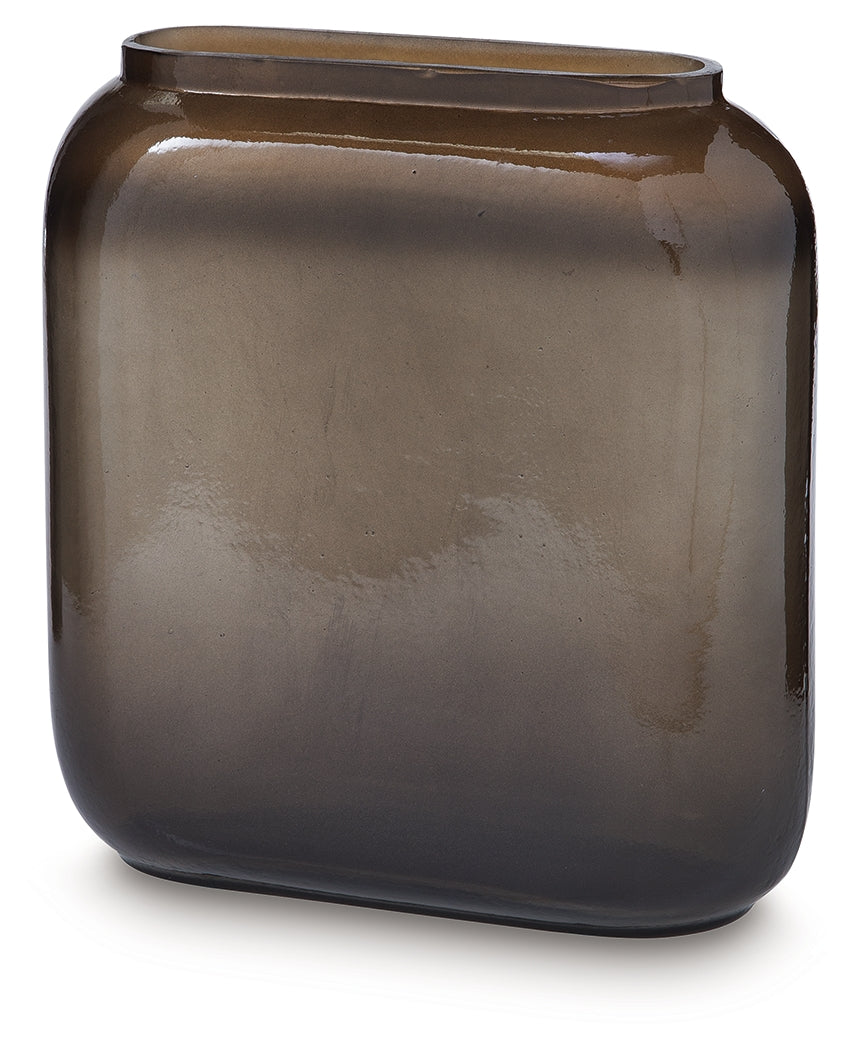 Sumner Gray/Gold Vase (10''H)