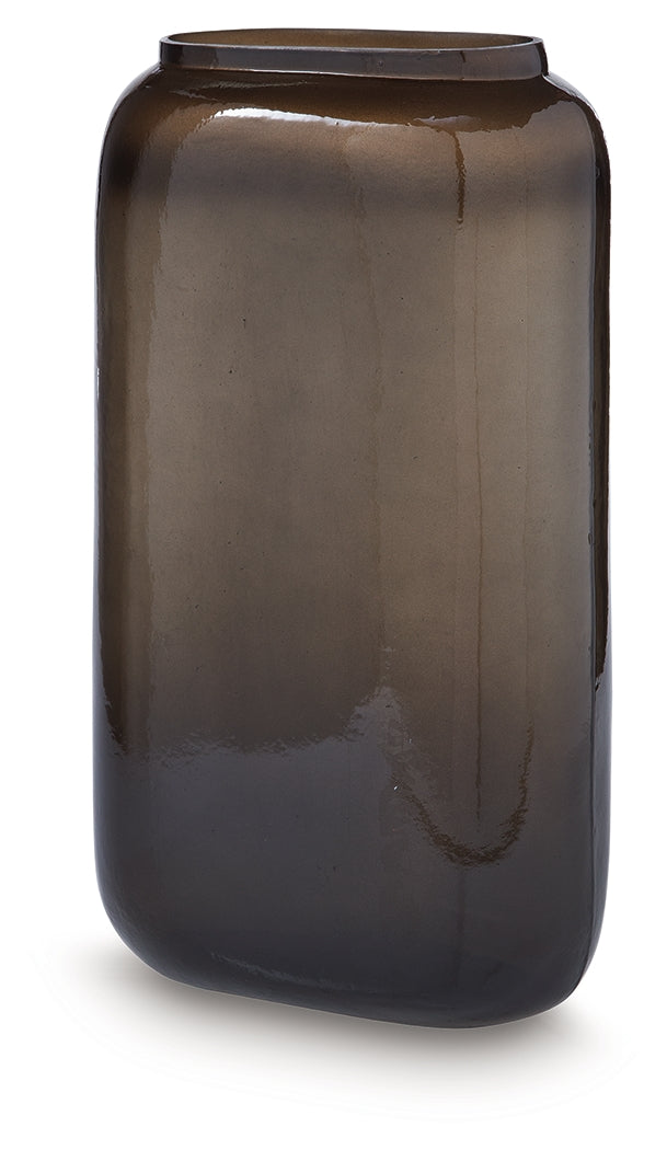 Sumner Gray/Gold Vase (14''H)