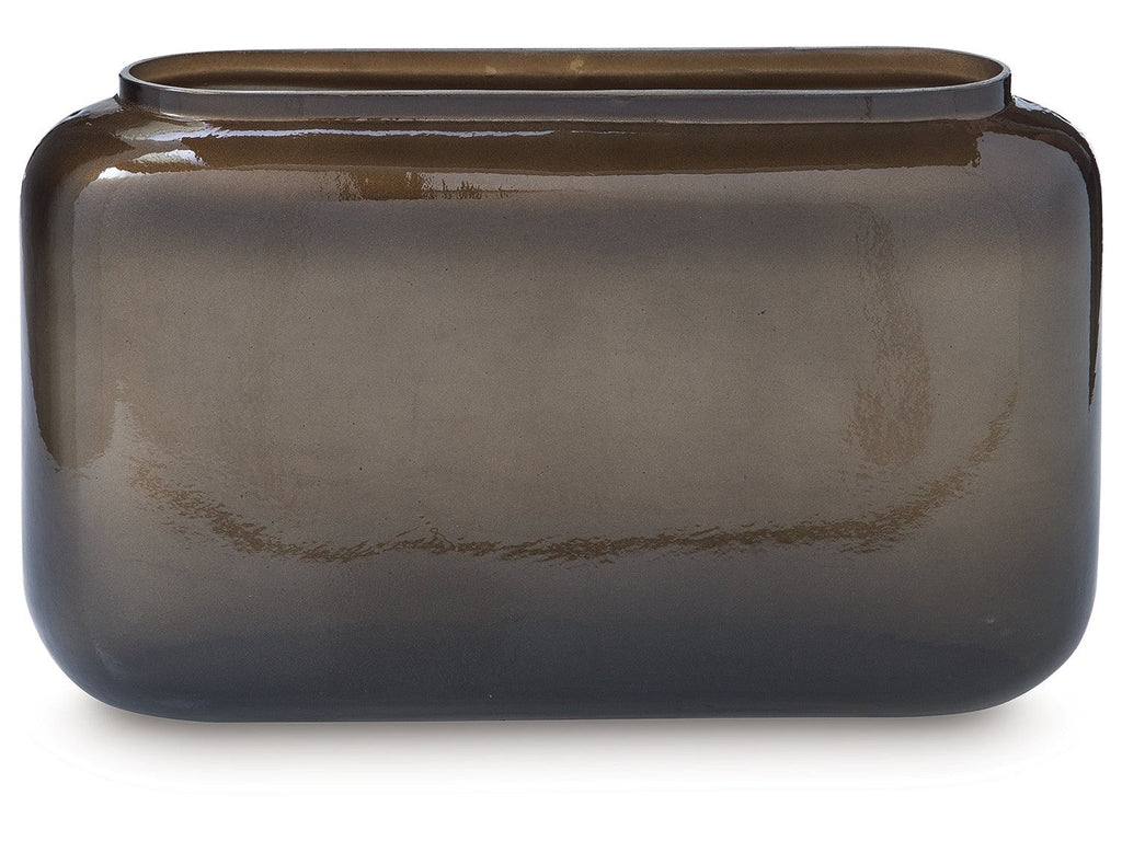 Sumner Gray/Gold Vase (8''H)