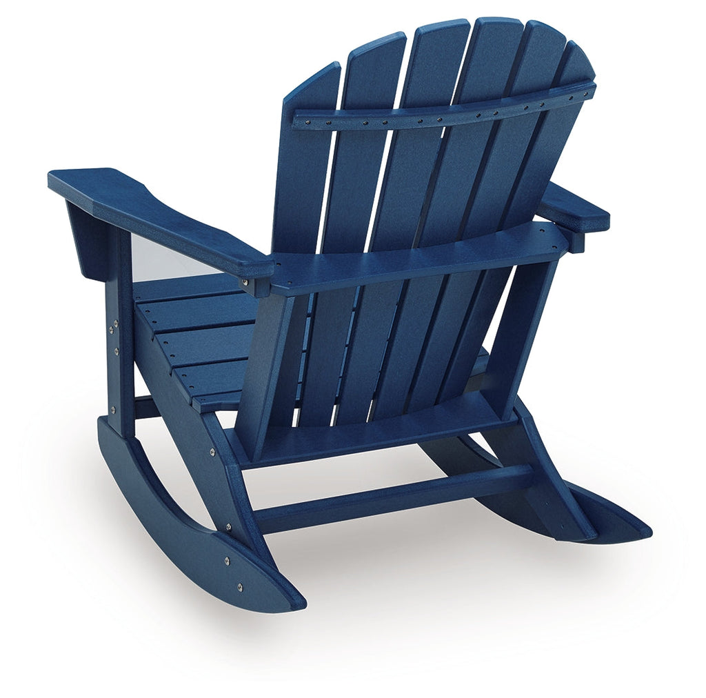 Sundown Shores Blue Rocking Chair